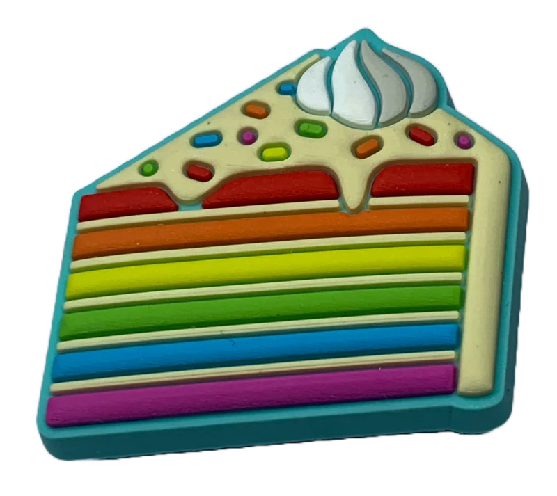Crocs Jibbitz Regenbogen-Kuchen-Charm