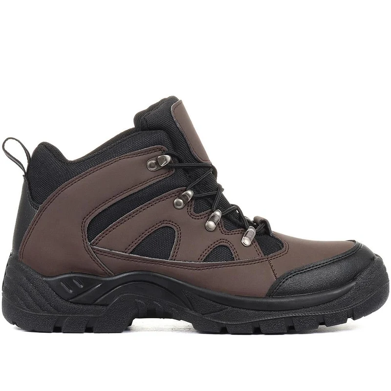 Safety Toe Cap Boots - SUNT34003 / 320 201 - Dark Brown