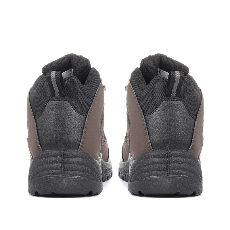 Safety Toe Cap Boots - SUNT34003 / 320 201 - Dark Brown