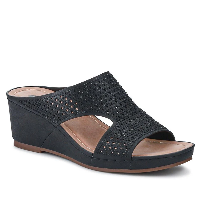 High Wedge Heel Mules - BAIZH41016 / 327 100