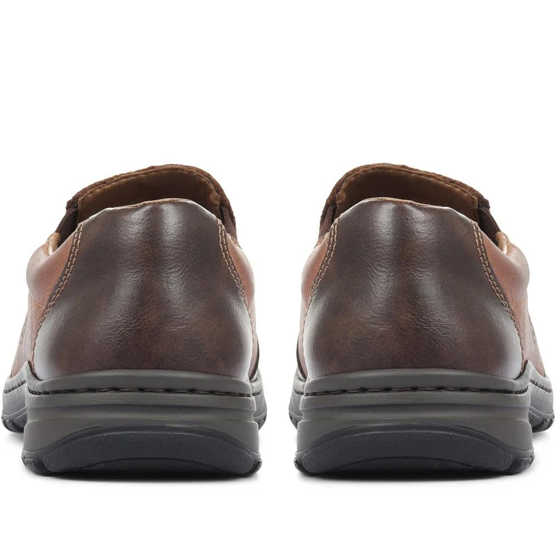 Extra-Wide Slip-On Shoes - RKR32528 / 319 099 - Tan Multi