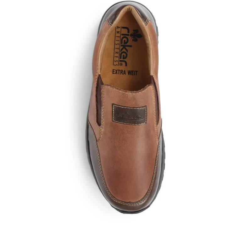 Extra-Wide Slip-On Shoes - RKR32528 / 319 099 - Tan Multi
