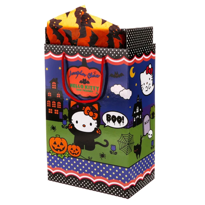 Irregular Choice Frauen Hello Kitty Halloween-Kürbis-Kitty-High-Heel - Schwarz