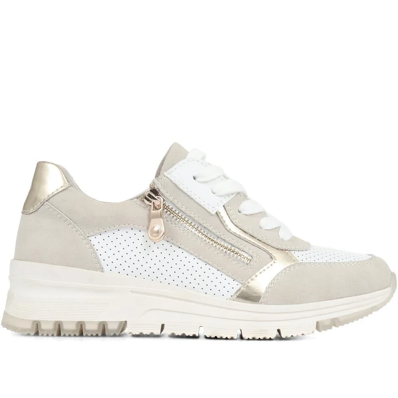 Wedge Trainers - BELWBINS35055 / 321 513 - Beige