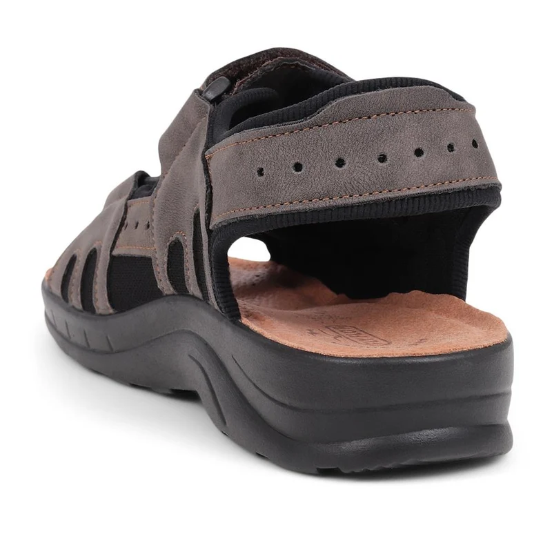 Fly Flot Dual Touch Fastening Sandals - FLY39099 / 324 767 - Dark Brown