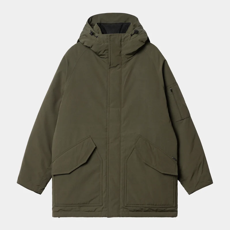 Carhartt WIP Herren Penn Parka Jacke – Zypresse