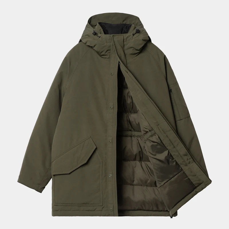 Carhartt WIP Herren Penn Parka Jacke – Zypresse