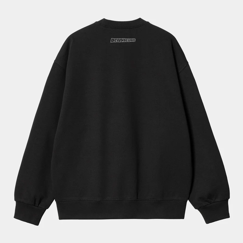 Carhartt WIP Herren Deadkebab Knock Knock Sweat Sweat Top – Schwarz