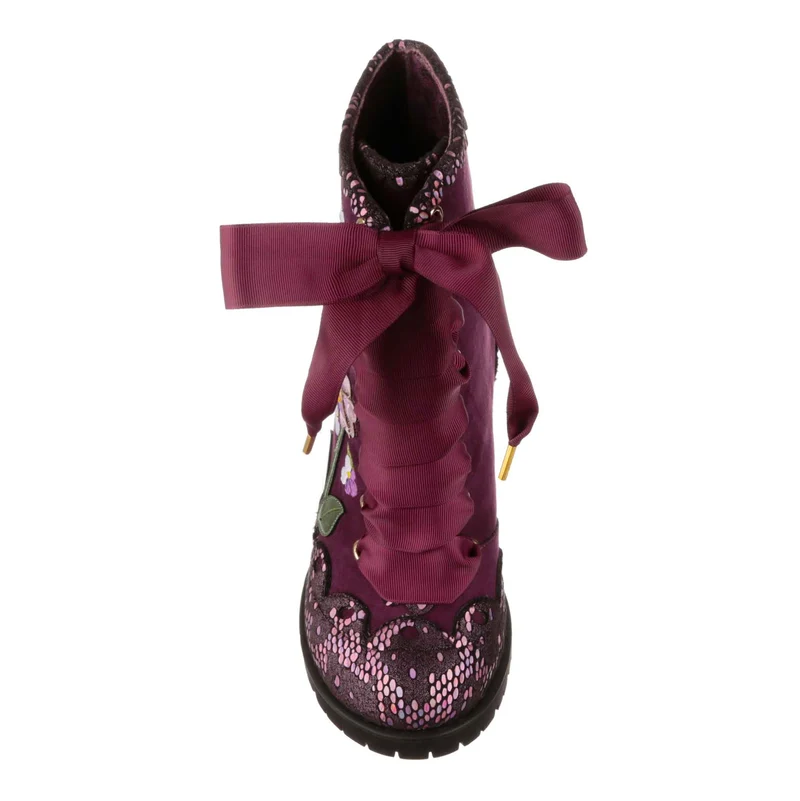 Irregular Choice Vibrant Violets High Heel für Damen – Rot