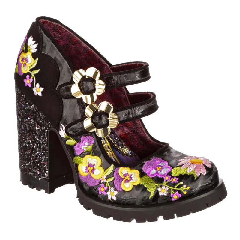 Irregular Choice Damen Best Bud High Heel - Schwarz