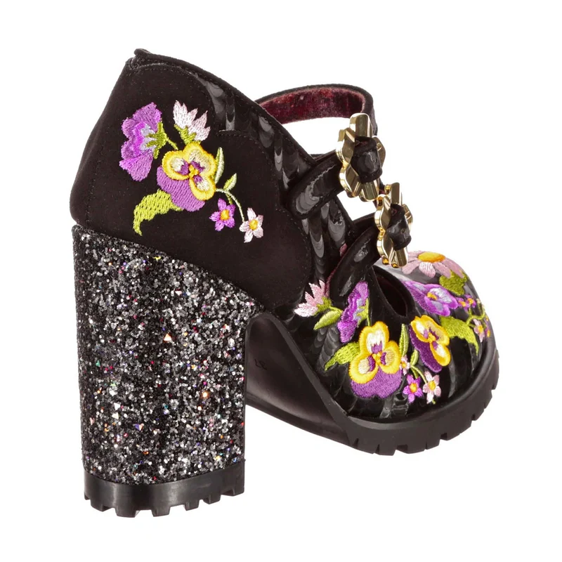 Irregular Choice Damen Best Bud High Heel - Schwarz