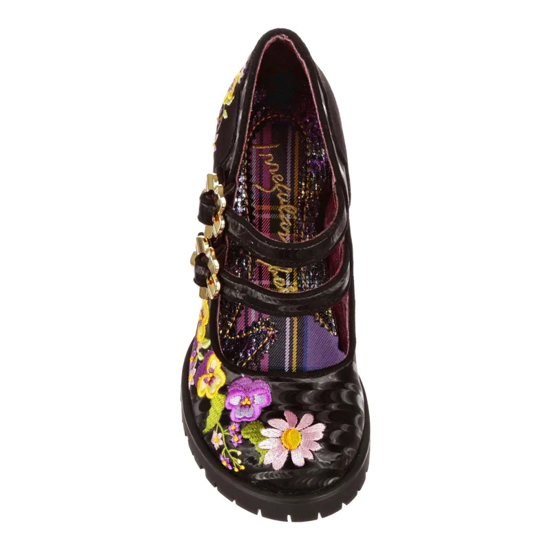 Irregular Choice Damen Best Bud High Heel - Schwarz