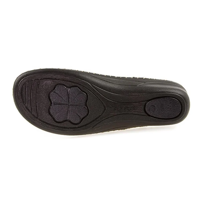 Fly Flot Leather Toe Post with Metal Centre Stud - KFFLY1901 / 146 506 - White