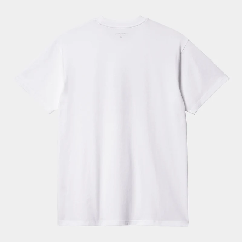 Carhartt WIP Herren Stone Cold T-Shirt – Weiß