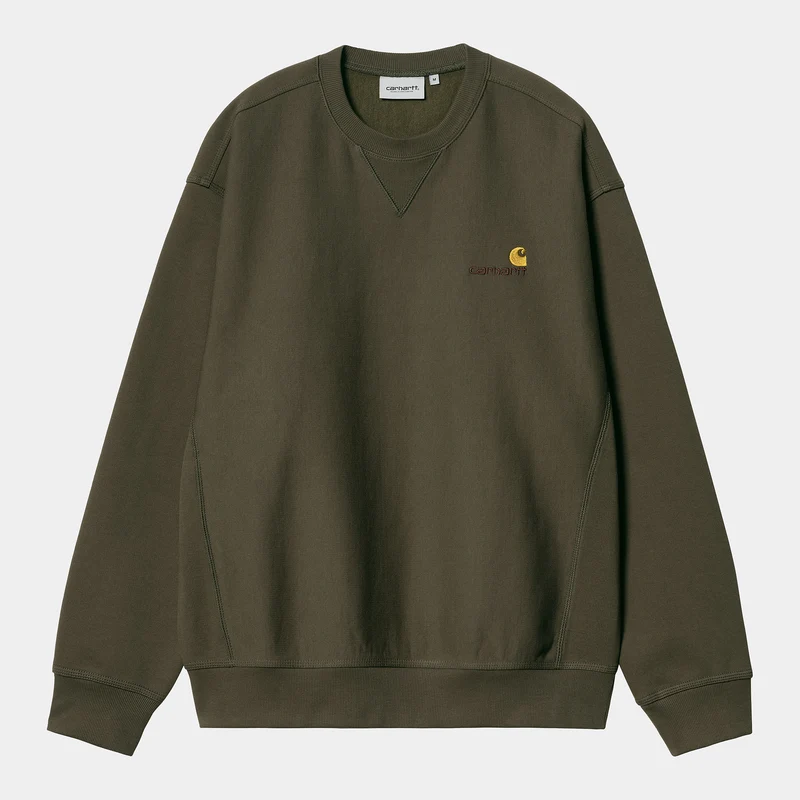 Carhartt WIP Herren American Script Sweatshirt - Pflanze