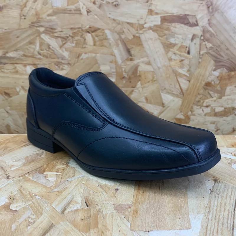 Term Harvey Kinder-Slipper aus Leder – Schwarz