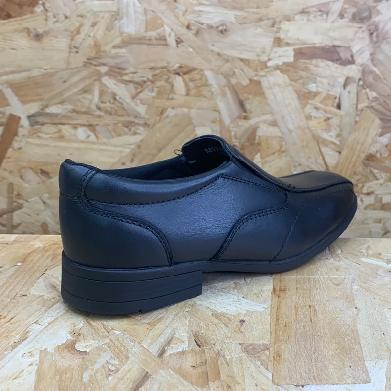 Term Harvey Kinder-Slipper aus Leder – Schwarz