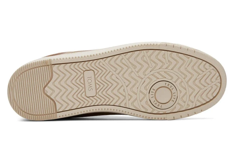 TOMS Herren TRVL Lite 2.0 Leder Low Trainer – Hellbraun