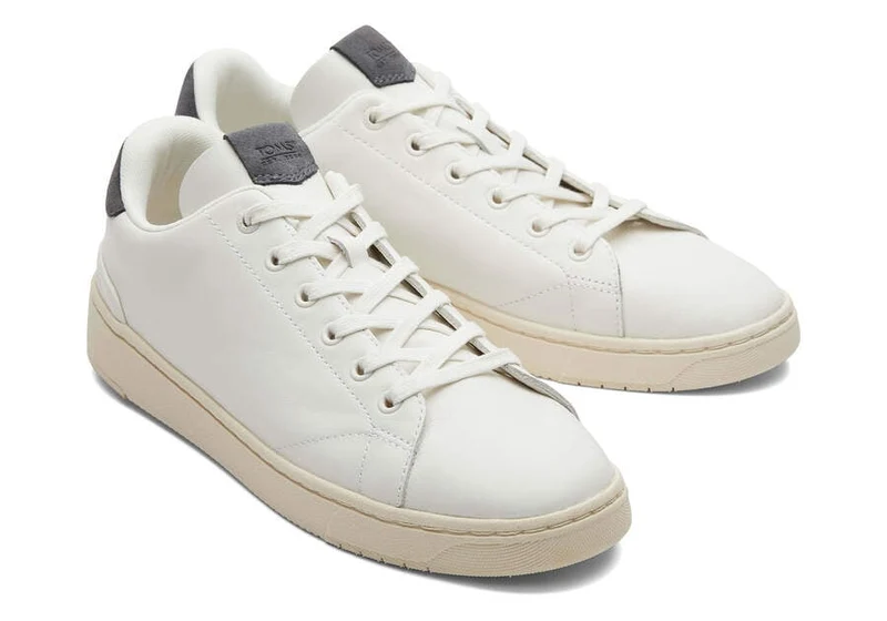 TOMS Herren TRVL Lite 2.0 Leder Low Trainer – Weiß