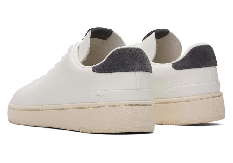 TOMS Herren TRVL Lite 2.0 Leder Low Trainer – Weiß