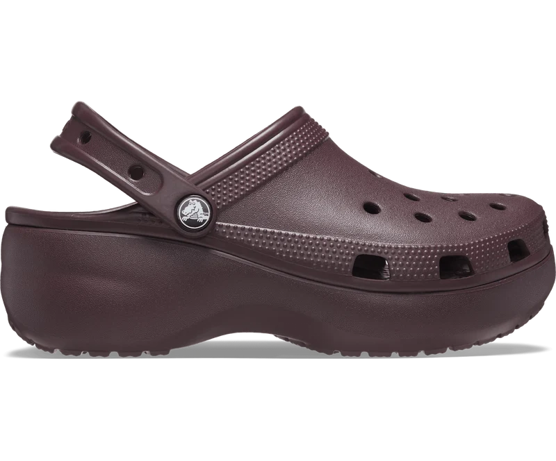 Crocs Klassischer Unisex-Plateau-Clog – Dark Cherry
