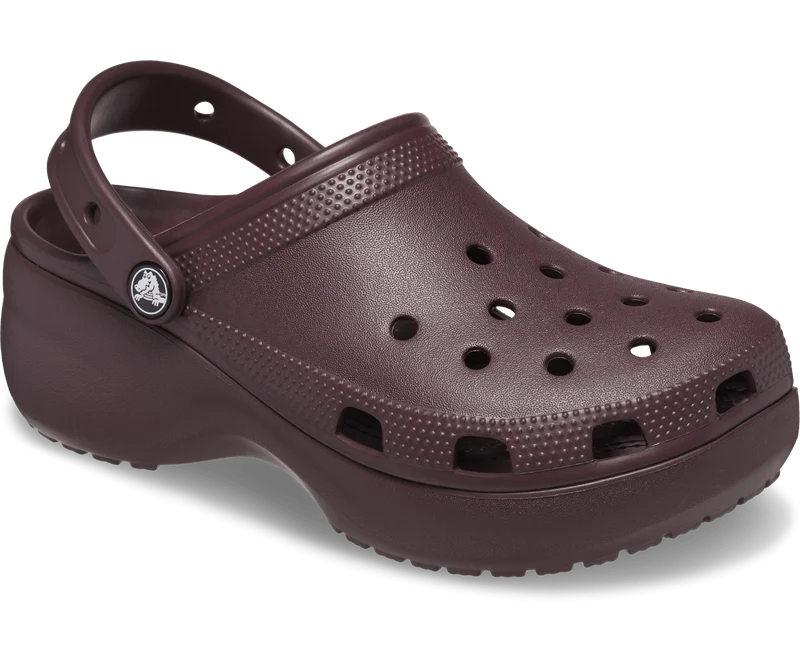 Crocs Klassischer Unisex-Plateau-Clog – Dark Cherry
