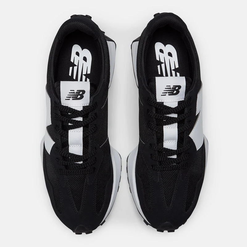 New Balance Unisex 327 Fashion Trainer – Schwarz / Weiß