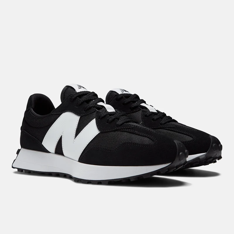 New Balance Unisex 327 Fashion Trainer – Schwarz / Weiß