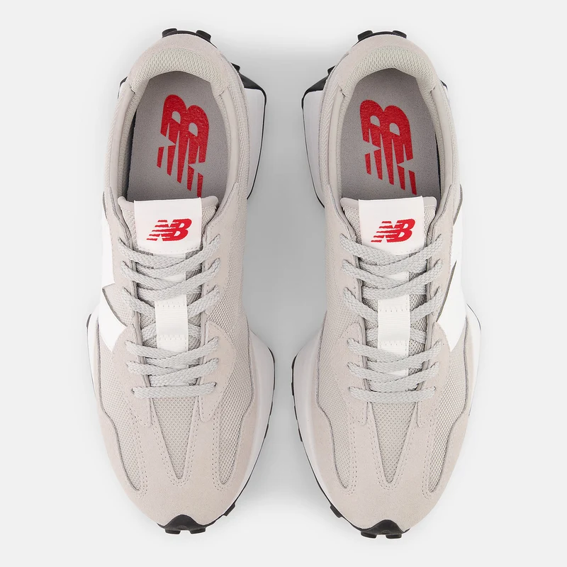New Balance Unisex 327 Fashion Trainer – Regenwolkengrau / Weiß
