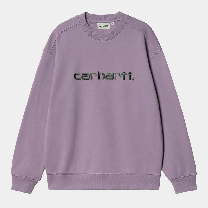 Carhartt WIP Frauen Carhartt WIP Sweat-Top – Glasiges Lila