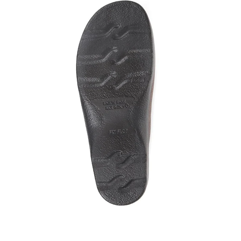 Fly Flot Mule Slippers - FLY36087 / 322 499 - Dark Brown