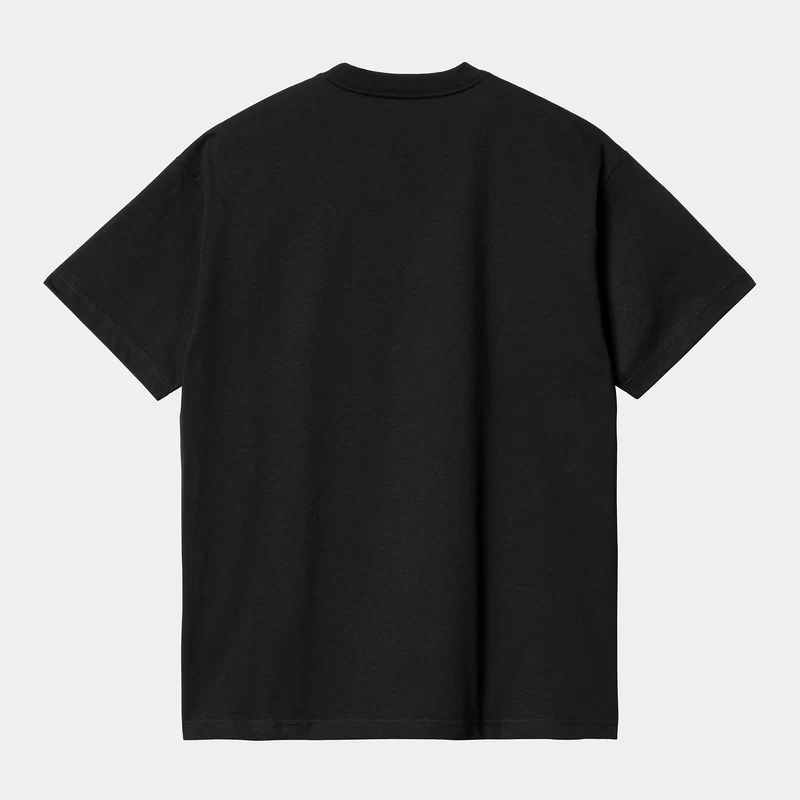 Carhartt WIP Deadkebab Knock Knock Kurzarm-Bio-T-Shirt für Herren – Schwarz