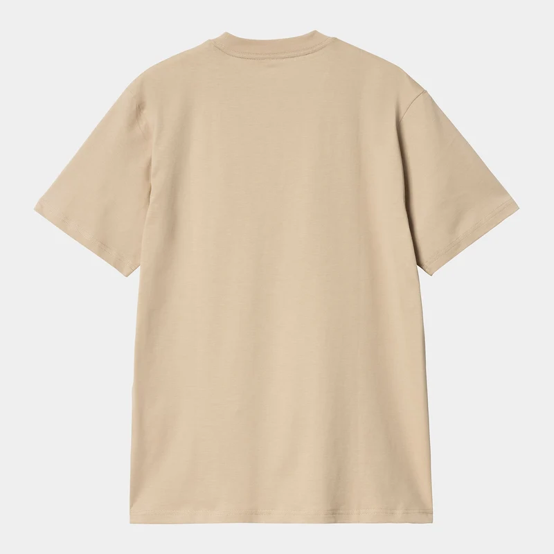 Carhartt WIP Herren Shopper Kurzarm-Bio-T-Shirt – Wall