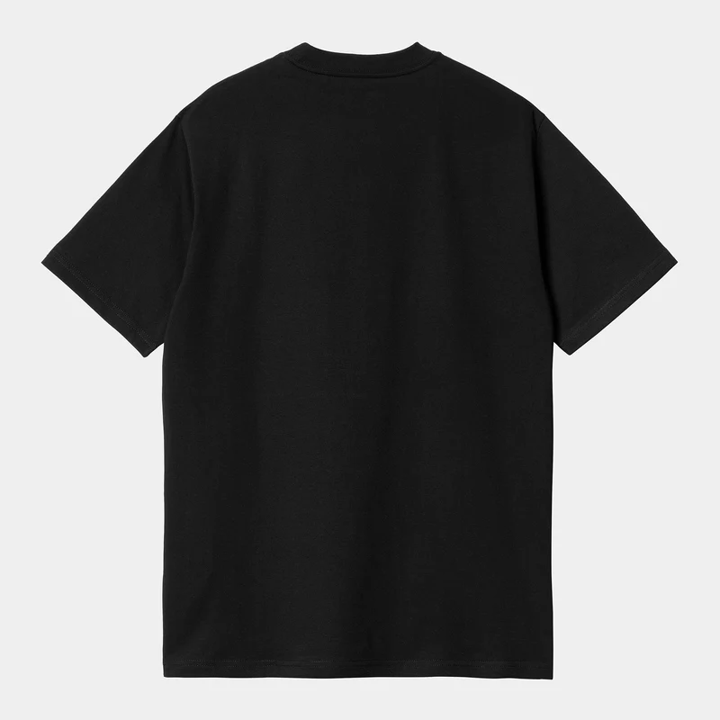 Carhartt WIP Herren Shopper Kurzarm-Bio-T-Shirt – Schwarz
