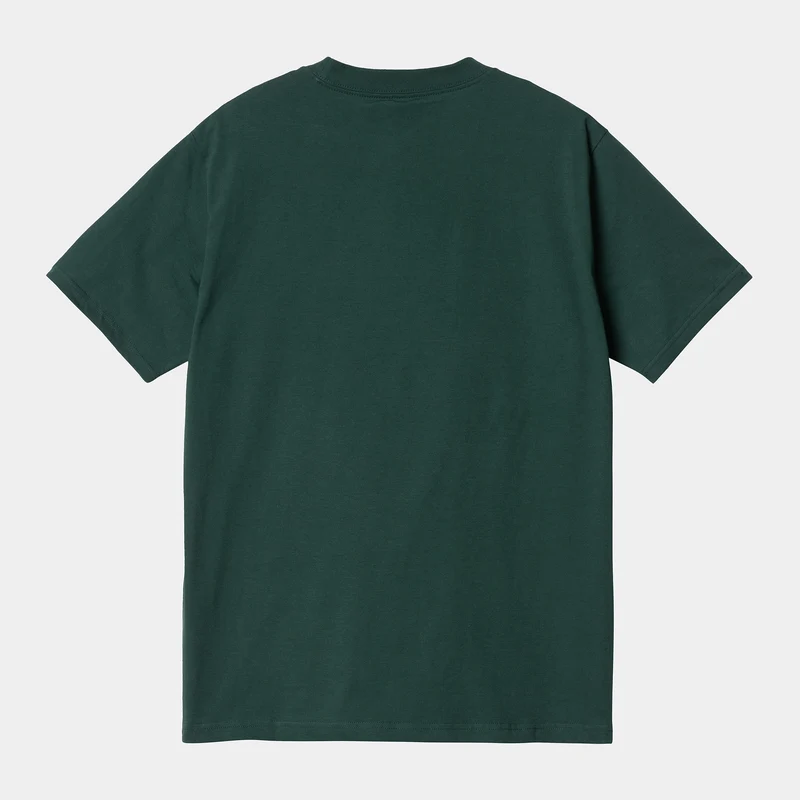 Carhartt WIP Herren Shopper Kurzarm-Bio-T-Shirt – Discovery Green