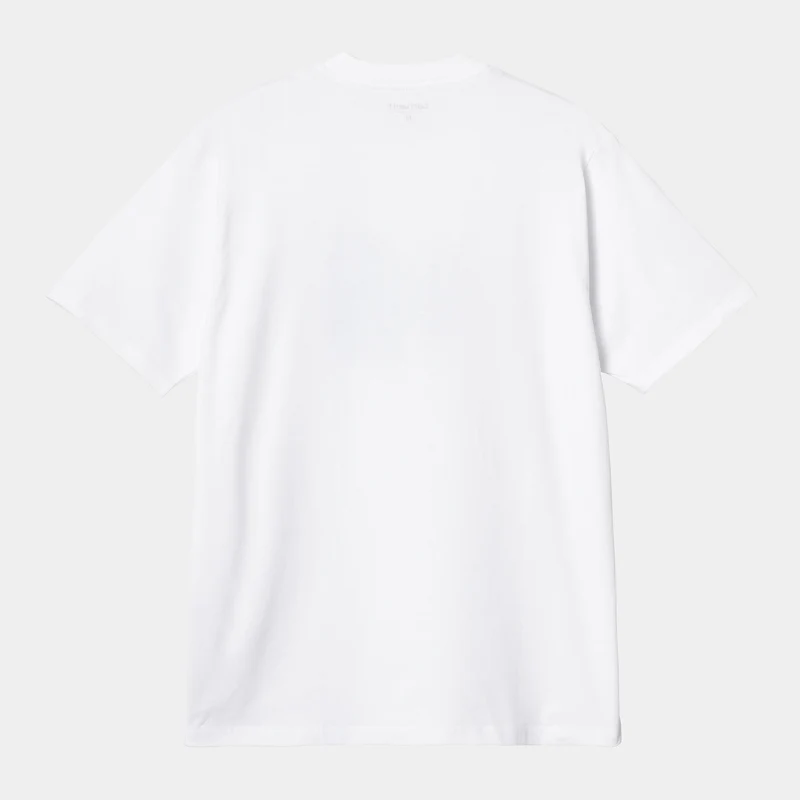 Carhartt WIP Herren Shopper Kurzarm-Bio-T-Shirt – Weiß