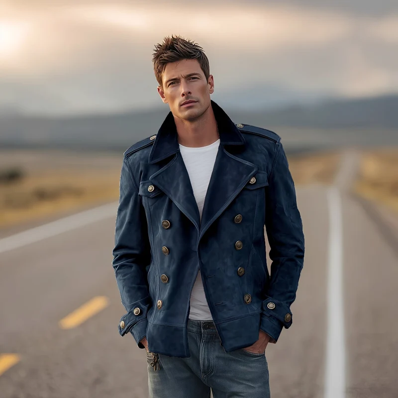 Marv - Stilvolle Zweireihige Jacke