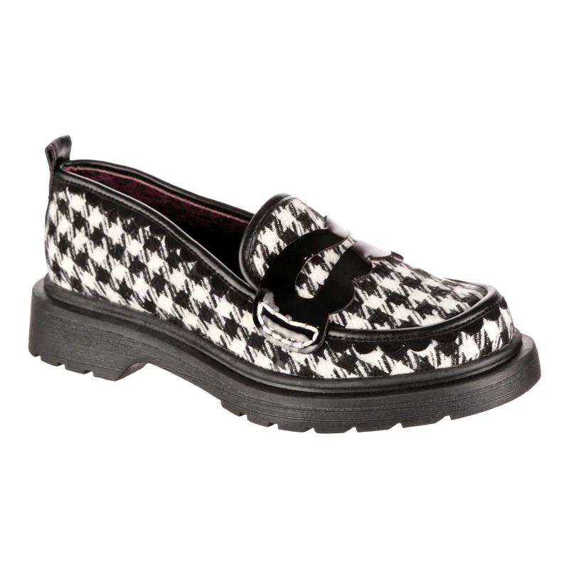 Irregular Choice Damen Old Dawg Loafer - Schwarz
