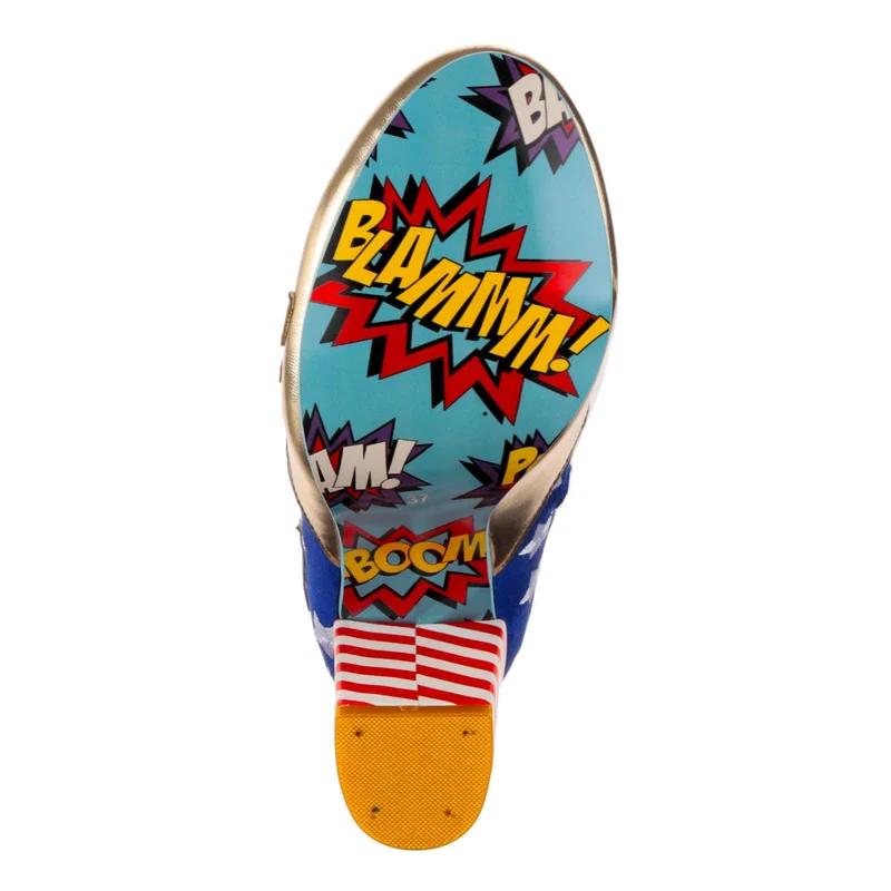Irregular Choice Frauen Justice League Stronger Together Stiefelette mit Absatz