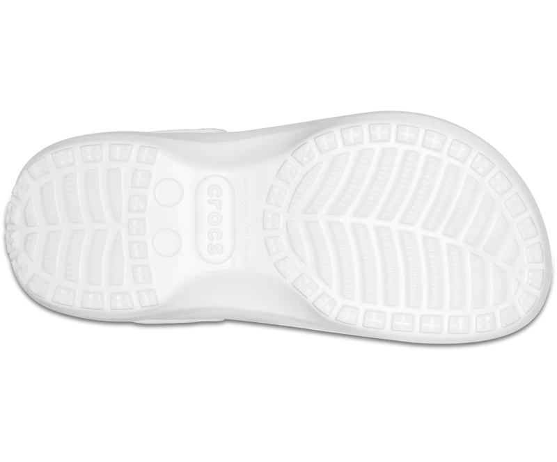 Crocs Klassische Unisex-Plattform Lined Clog - Weiß
