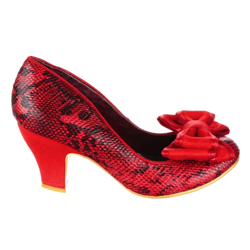 Irregular Choice Damen Ban Joe High Heel - Red Snake