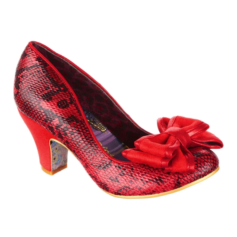 Irregular Choice Damen Ban Joe High Heel - Red Snake
