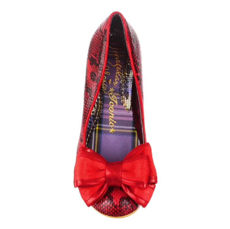 Irregular Choice Damen Ban Joe High Heel - Red Snake