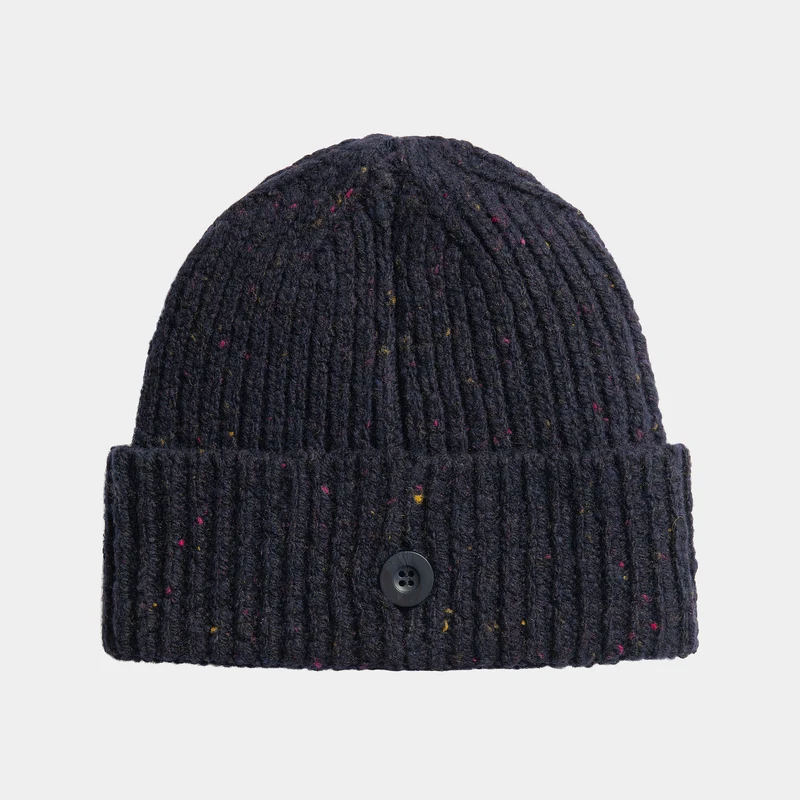 Carhartt WIP Anglistic gesprenkelte Unisex-Beanie – Dunkelblau