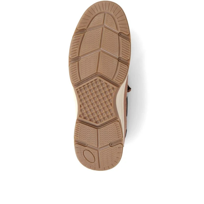 Wide Fit Slip On Boat Shoes - CHANG39007 / 324 985 - Tan