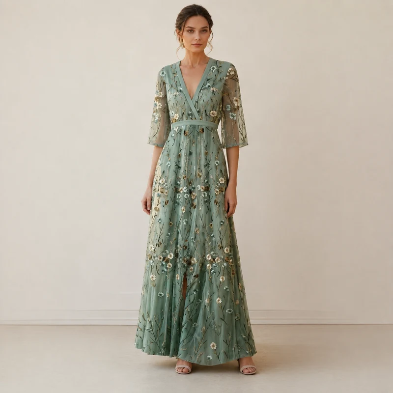 Florence - Elegantes und Fließendes Maxikleid