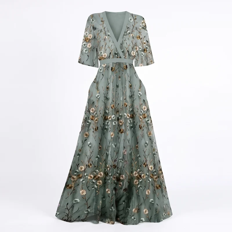 Florence - Elegantes und Fließendes Maxikleid