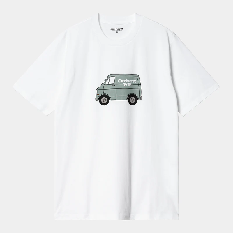 Carhartt WIP Herren Mystery Machine T-Shirt – Weiß