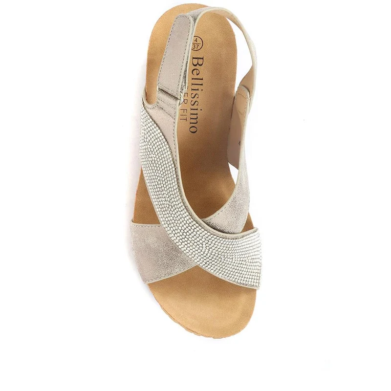 Wedge Sandals - BELBAIZH29028 / 315 399 - Metallic