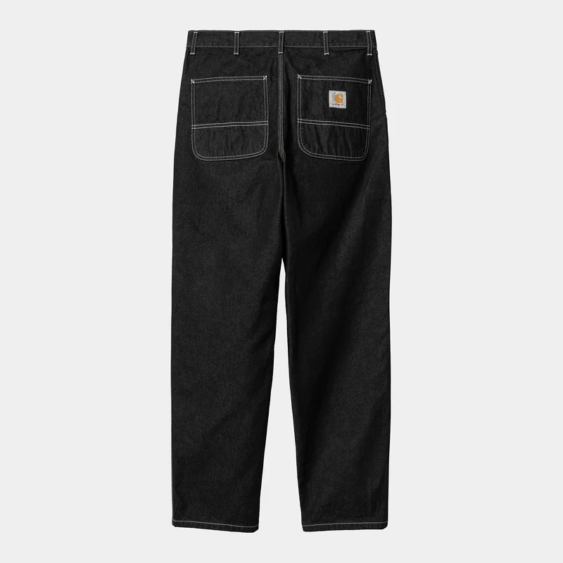 Carhartt WIP Herren Simple Pant - Schwarz, einmal gewaschen